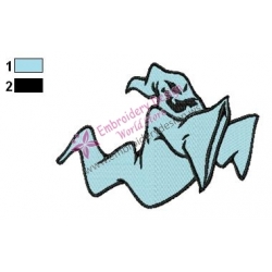 Scooby Doo Ghost Embroidery Design